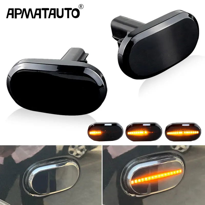2pcs pre Suzuki Jimny B64W JB74 JB23 JB64 pre mazda AZ Off-road JM23W LED bočné markerové markerové prúžky Turn Signal Lamp Dynamic Blinker