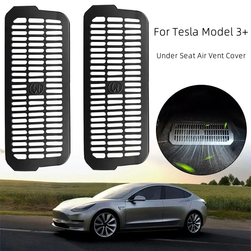 2pcs pre Tesla Model 3 Highland 2024 pod sedadlom Vzduch chránený krytom vzduchu Ochrana protivník anti-praštice proti blokujúcemu príslušenstvu