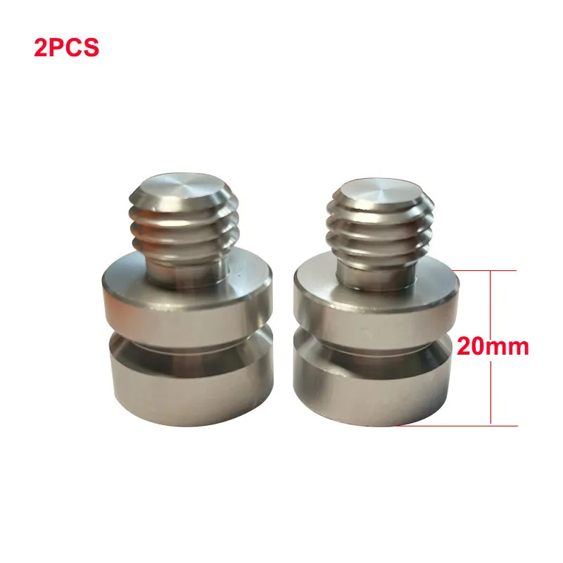 2pcs Prism Adapter 20 mm 5/8 x11 vlákno od muža po ženské vlákno pre Nikon atď