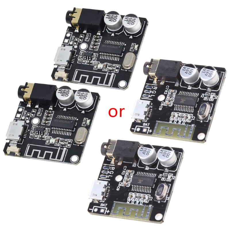 2pcs Profesisonal Bluetooth-kompatibilný 5.0 Stereo výkonový zosilňovač Modul 3,7-5V prijímača AMP