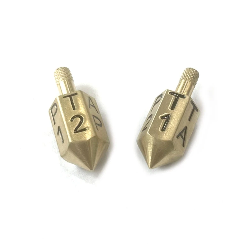 2pcs Put and Zoberte spinner metalovú hru roztočenie kocky