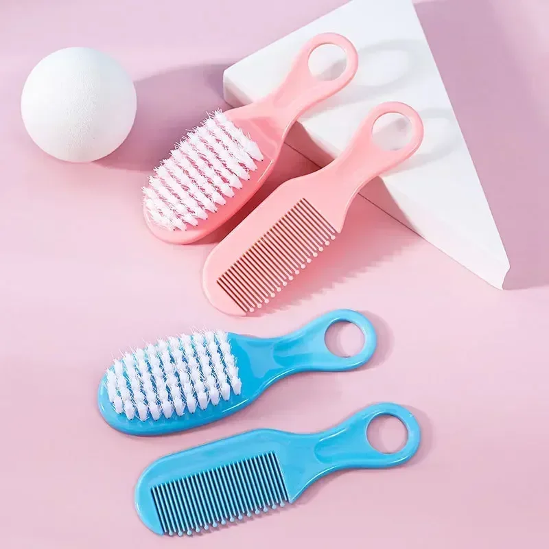 2pcs/set detská kefka na vlasy prenosné prenosné dojčenské batoľa