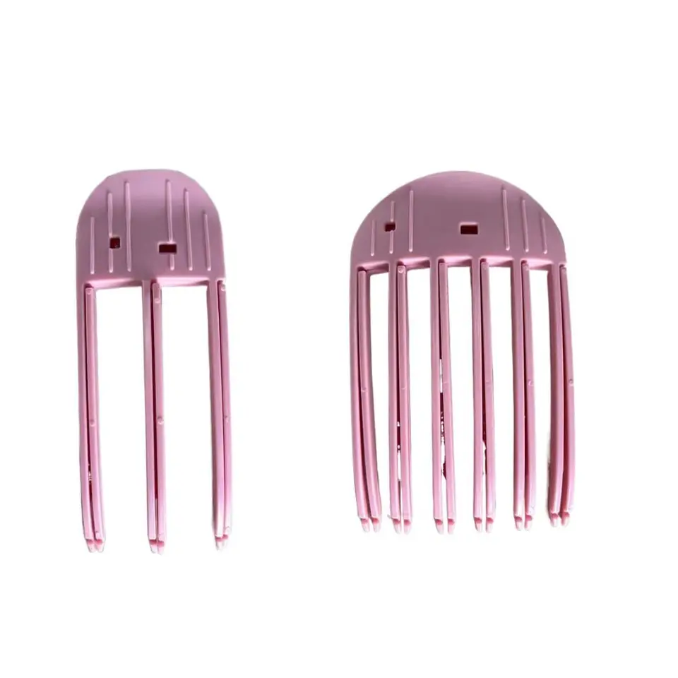2pcs/ set no teplotné korene vlasy na vlasy styling DIY Tools Nástroje nadýchlosť kučeravé vlasy styling klip objem
