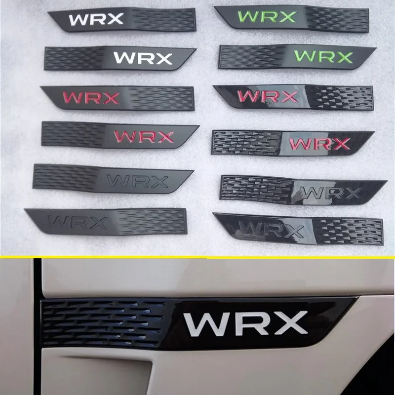 2pcs/set pre Subaru WRX Nový 3D odznak dekorácie blatníka sukne nálepky automobilov Fenders nálepky