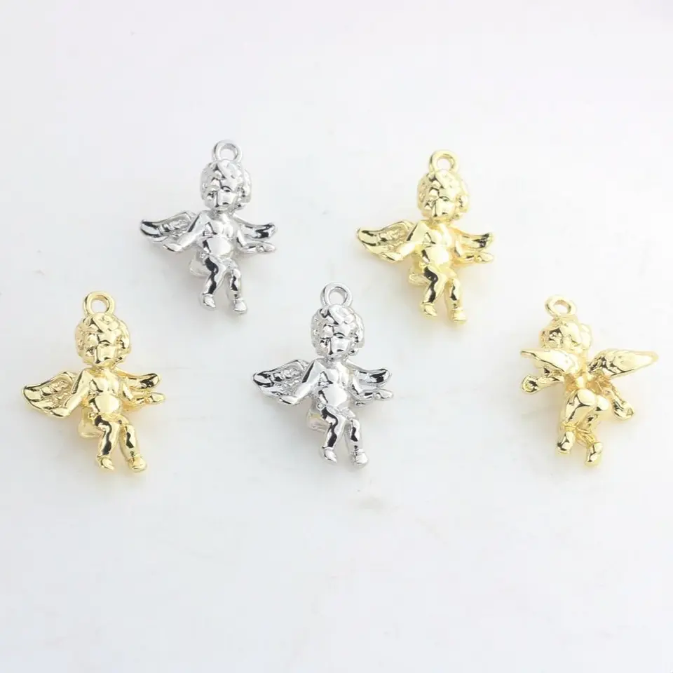 2pcs/set vynikajúce anjelské krídla miniatúry jednoduché ručne vyrábané cupid single creative kreatívne DIY cupid náhrdelnícky príslušenstvo