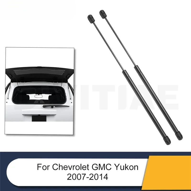 2pcs/set Zadné okenné sklo zdvíhací plynový plynový tlmič, krupica, výťah podrží plynové vzpery pre Chevrolet GMC Yukon 2007-2014
