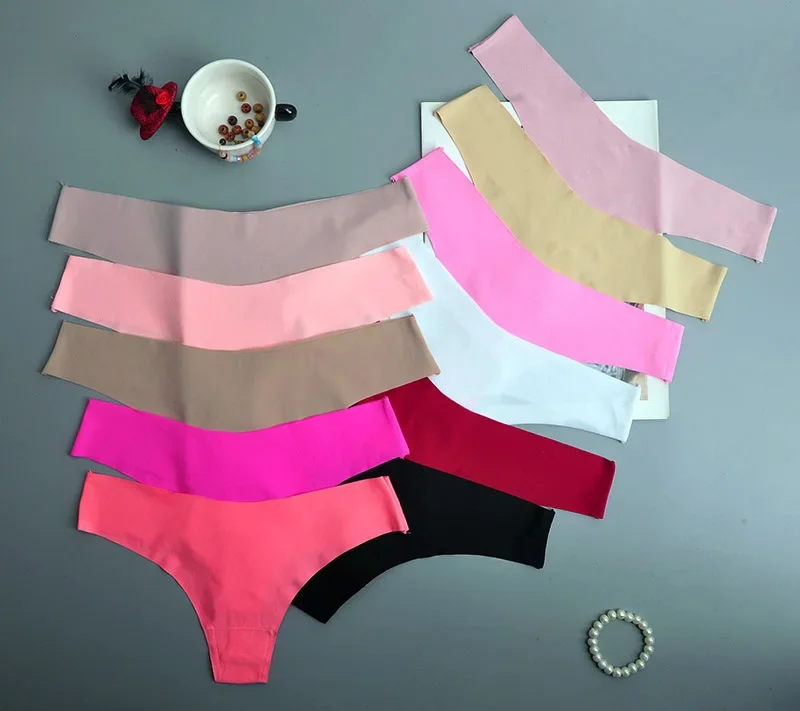 2pcs sexy spodné prádlo bezšvové ženy G-String spodná bielizeň Dámske nohavičky spodná bielizeň bikini nohavice tangé intimatewear