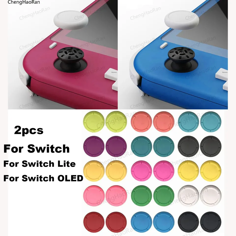 2pcs Silikónová gumová ochranná koža Joystick Grips Cap pre prepínač NS Lite Oled Controller Joy-Con Rocker Cover