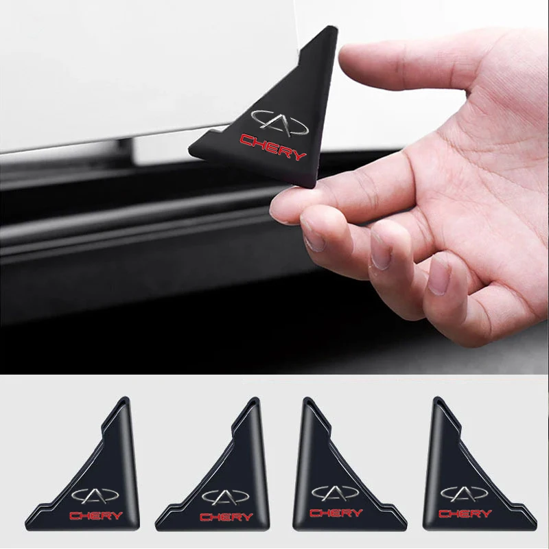 2pcs Silikónový roh rohu rohový kryt nárazníka nárazníka chránič chránič Chery Tiggo 2 3 4 5 6 7 8 3x 5x Pro T11 Arrizo 6 3 Eastar