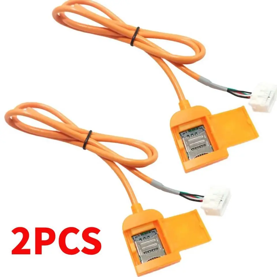 2pcs SIM karta slot adaptéra pre Android Radio Multimedia GPS 4G 20pin káblových konektorov ACCESZORY ACCSZORY ODPEROVANIE ČASŤ