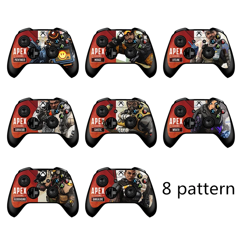 2pcs Skin of Apex Legends for Xbox One/Xbox One Slim Control Stuper Cind Stier For Xbox One/Xbox One Slim Apex