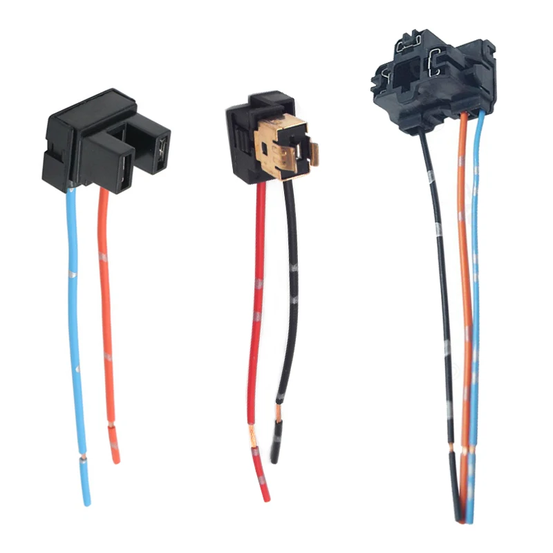 2PCS Svetlá objímka H1 H4 H7 Adaptér pre konektory držiaka žiaroviek