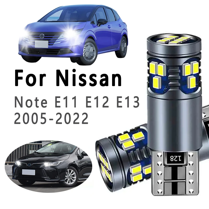 2PCS T10 Parkovacie žiarovky LED žiarovky pre Nissan Note E11 E12 E13 2005-2016 2017 2018 2019 2020 2021 2022 2023 Svetlá voľné svetlá