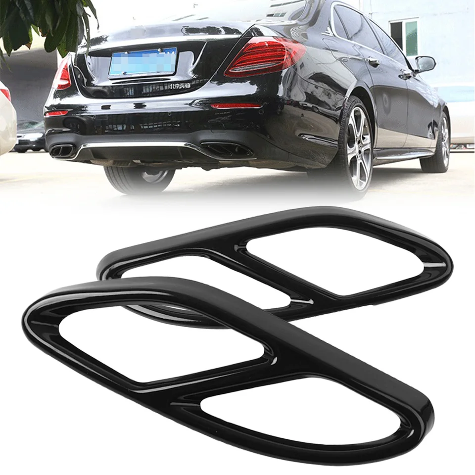 2pcs TREST výfukového pokrytia automobilov pre mercedes Benz C-Class W205 /GLC trieda /B trieda W246 /E-ES W212 W213 C207 /A Class W176 trieda W176