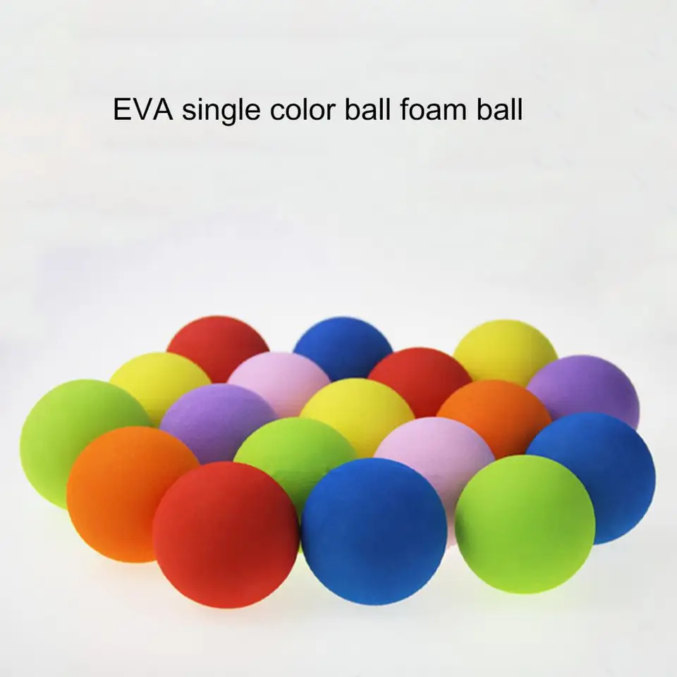 2PCS Tréningové loptičky Viacúčelové mäkké zábava Eva Foam Soft Hufgge Balls Hufgge Balls for Golf/Tennis Training
