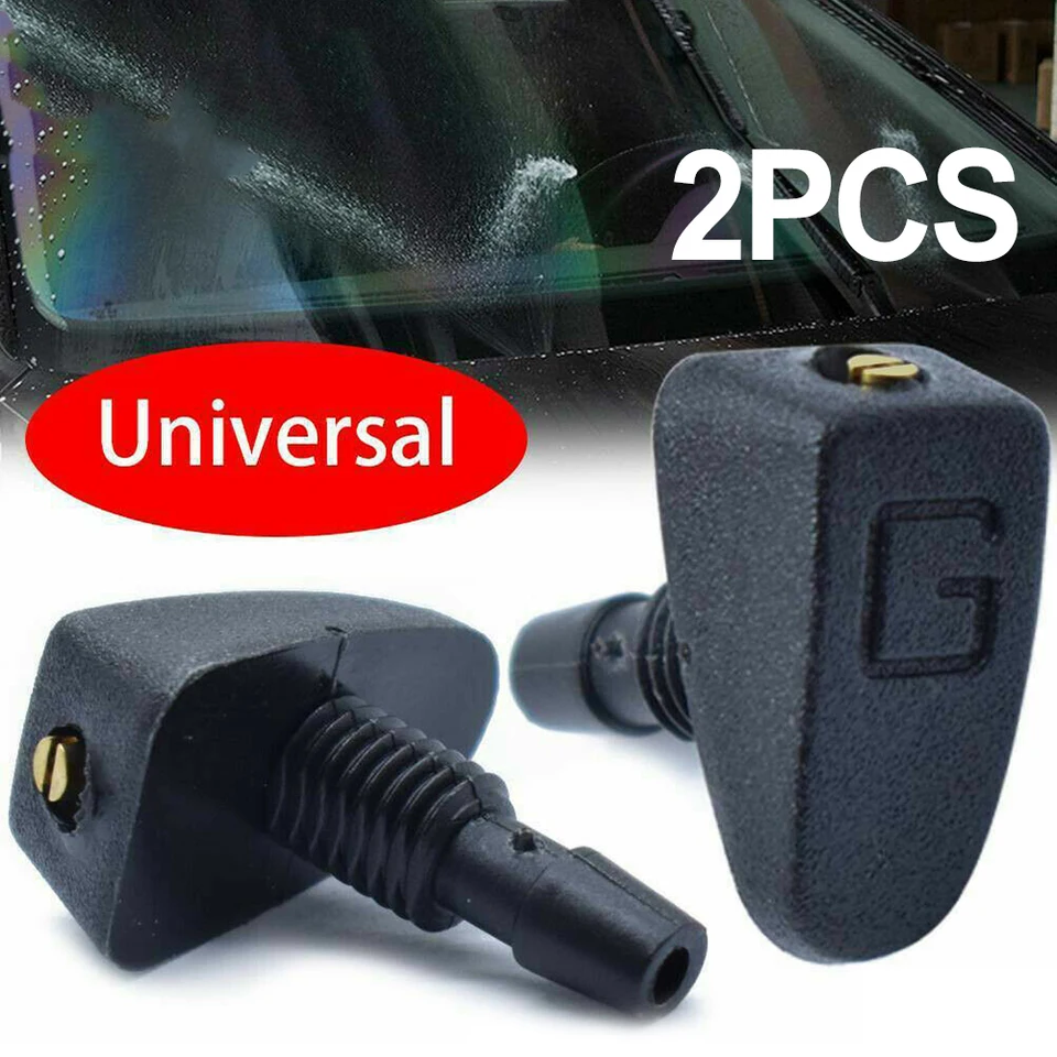 2pcs univerzálne auto predné predné sklo podložky na čelné sklo postrekovač tryska trysk