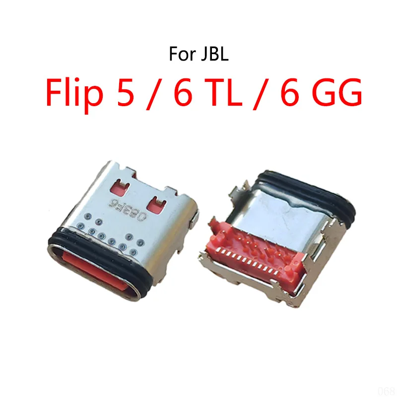 2pcs / veľa pre JBL Flip 5 / jbl Flip 6 TL GG Bluetooth reproduktor USB nabíjanie nabíjacieho nabíjacieho nabíjacieho konektora konektora typu-c