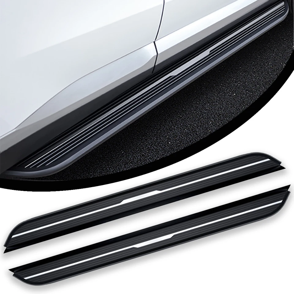 2pcs vhodné pre Nissan X-Trail Rogue T33 2021-2024 Bočný krok bežiaci doska Nerf bar hliníkový pedál (s držiakom)