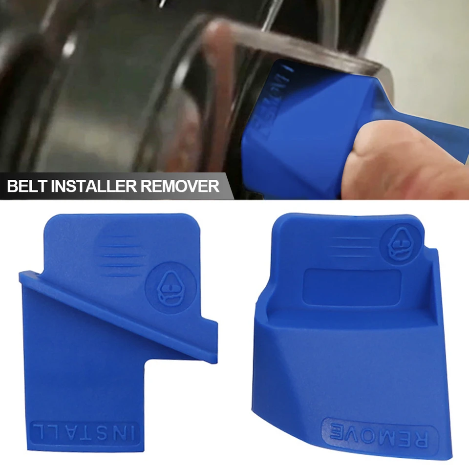 2pcs vozidlo Stretch Auxiliary Belt Demonser Demover Inštalácia inštalačný inštalačný nástroj Set Ribbed Drive Realts Remover Príslušenstvo