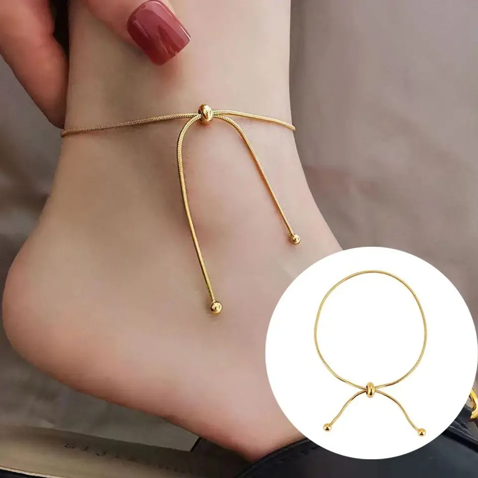 2pcs vyťahovanie nastaviteľná osobnosť členka osobnosť hadí reťaz módne pláž náramok zlaté náramky šperky darčeky