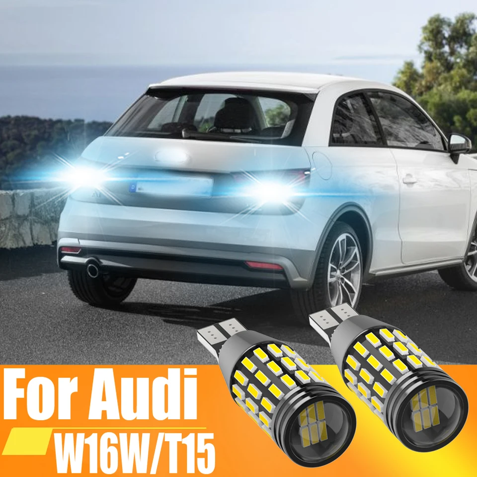 2PCS W16W T15 921 912 LED CANBUS RECEROBNÉ ŽIARY OBCHODNÉHO žiarovky na aute pre Audi A1 8x1 8xk A3 8P A4 B9 B8 A5 8T A6 C7 C6 A8 4E