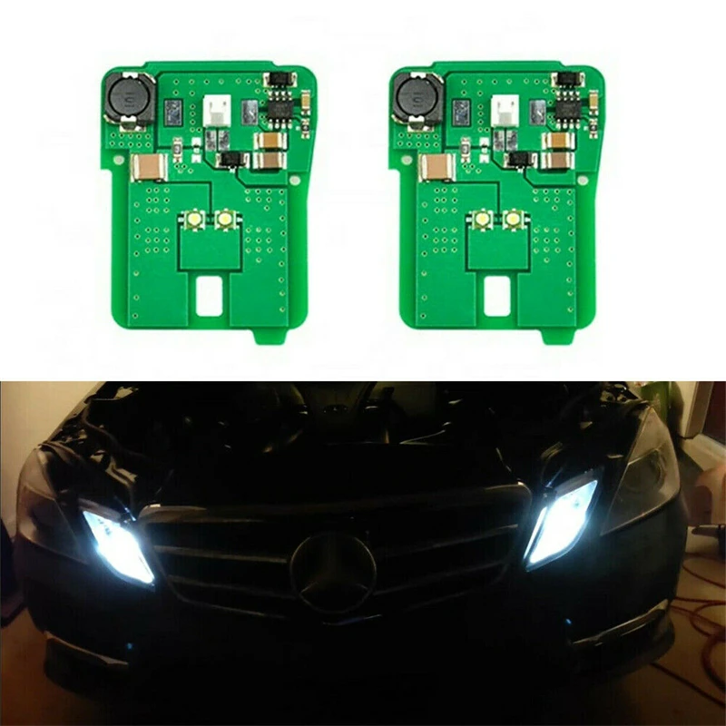 2pcs White 6000k LED Path Poloha Svetlá pre Mercedes-Benz W212 E-trieda AMG 2010 2010 2012 2012 2013