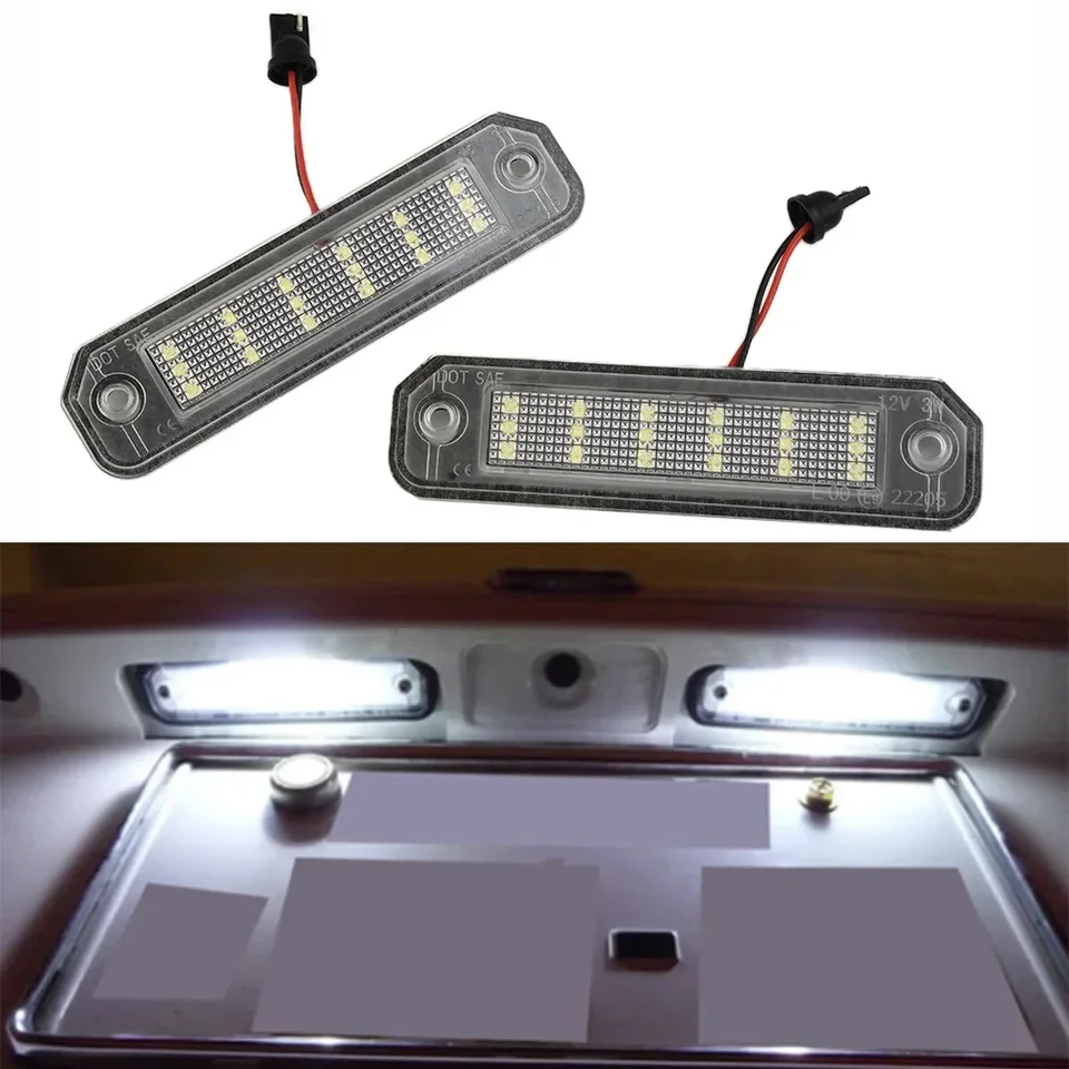 2pcs White LED LED ŠPZ ľahká vodotesná pre Honda CR-X pre Civic del Sol 1993-1997 pre Civic Coupe 1996-2000 EJ EK EM EK9