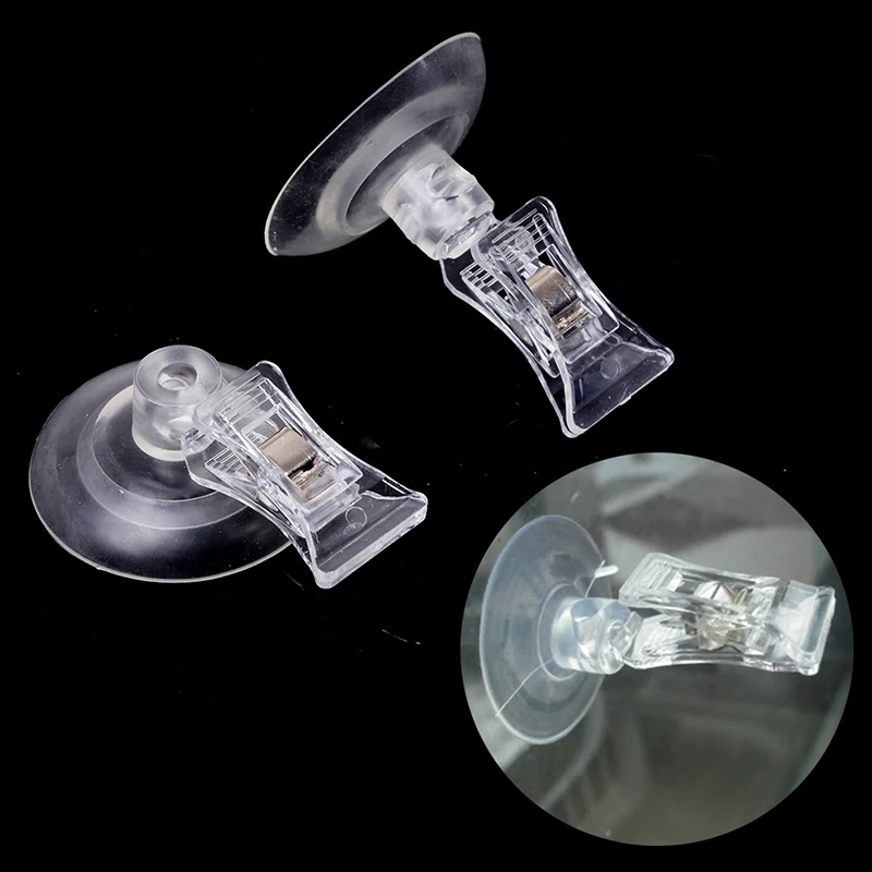 2pcs woonkamer sucker clamp Muur Zuignap Clip Plastic Venster Kantoor Deur Multifunctionle Abs Thuis Mall Winkel Glad Oppervlak