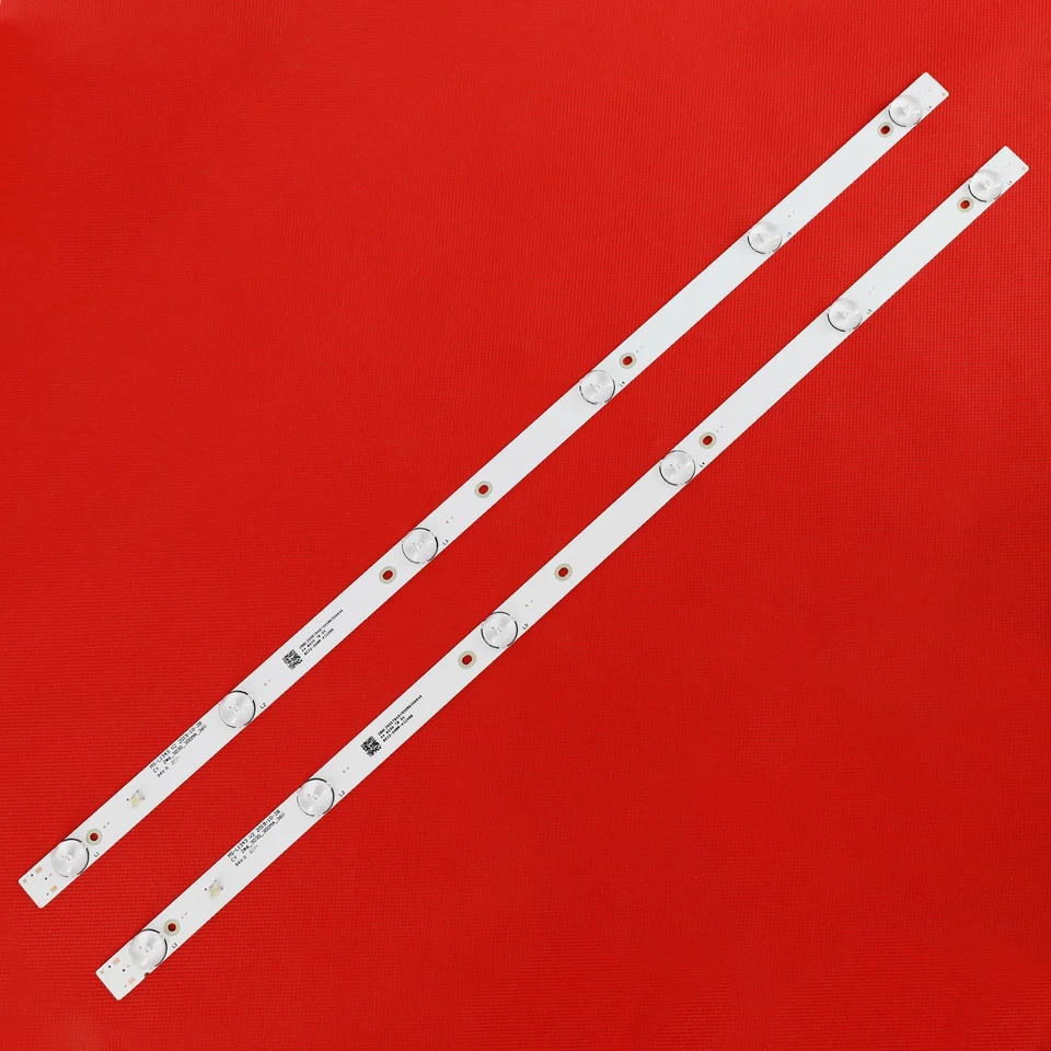 2pcs x32 palcový LED podsvietený prúžk pre TV MS-L1343 JL.D32061330-081AS-M FZD-03 E348124 HM 32V L2202 L1074 6-LEDS 6V 580MM