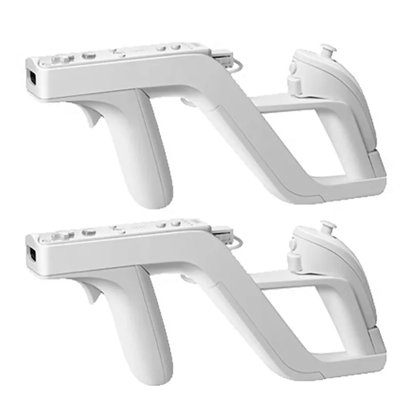 2pcs ZAPPER HRA DRIEBA PRE NINTENDO WII DISTATE ROZPOVEDNÉ ROZDALIŤ WII ZAPPER GAMING ACTISENTS