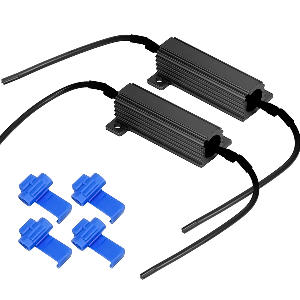 2pcs zaťažovací odpor pre dekodér bŕzd otočného brzdového svetla 1156 BA15S 1157 3156 3157 7440 7443 Odpor T20 W21/5W