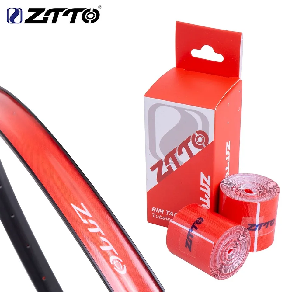 2pcs Ztto Bike Rim Tape Strips Proper bezdušové zahustené bicykle Vnútorné ráfiky pások šírky šírky 16-35 mm nylonové bicykle