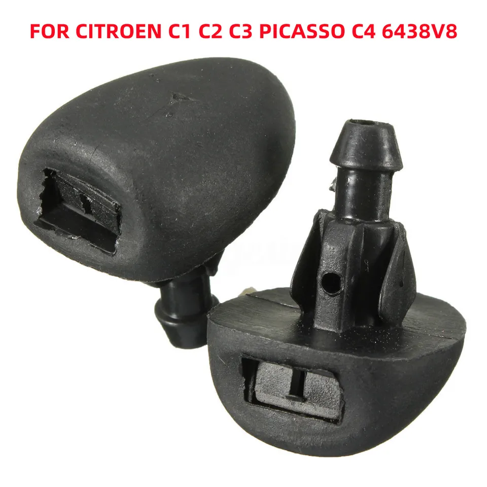 2pcs čelné sklo podložky Jet Spray pre Citroen C1 C2 C3 Picasso C4 6438V8 Wipers & Parts