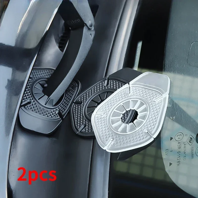 2pcs čelné sklo stierač otvoru Ochranný kryt sklenený stierač Silikón