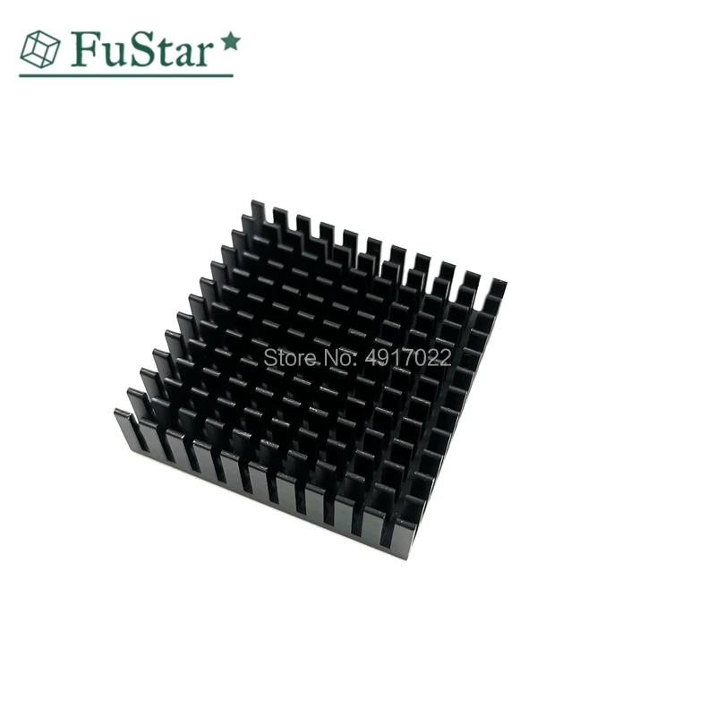 2pcs čierna 40*40*11 mm radiátor Hliník Hliník extrudovaný profilový rozptyl tepla pre elektronické WHOSALE & Dropship 40x40x11 mm