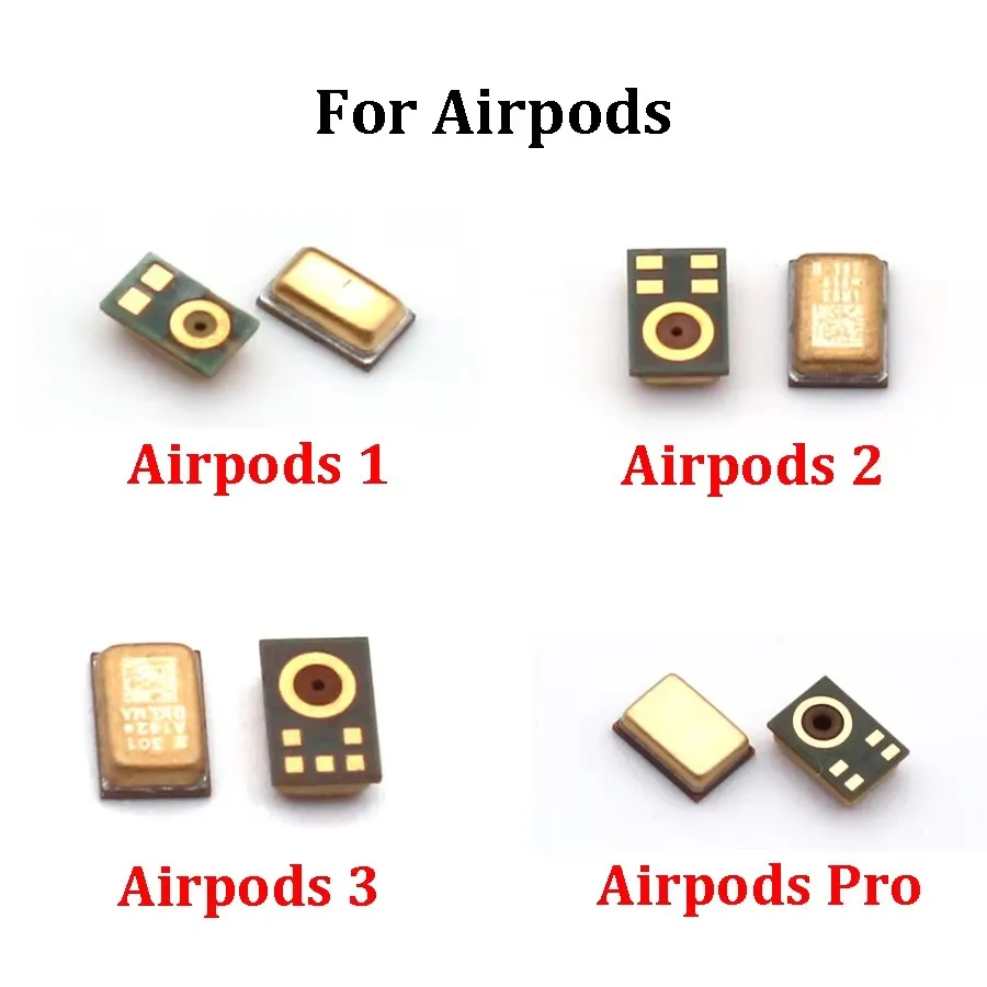 2pcs/šarža pre AirPods Pro 1 2 3 Pro Earpiece Mic Microfónový komponent Modul Výmena časti A2083 A2084 A2565 A2564 A2698