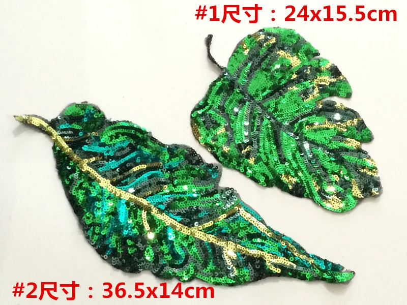 2style zelené listové flitre záplaty vintage vyšívané aplikácie pre sveter sukňu sukňu dekorácie náplastné príslušenstvo
