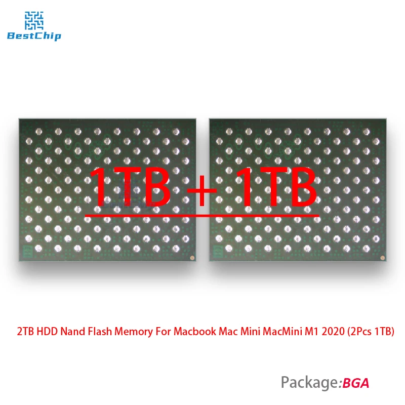 2TB HDD NAND FLASH Pamäť pre MacBook Mac Mini MacMini M1 2020 (2ks 1TB)