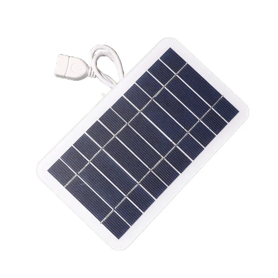 2W 5V Solárny panel Outdoor USB Prenosný mini solárny nabíjací panel lezenie rýchle cestovanie