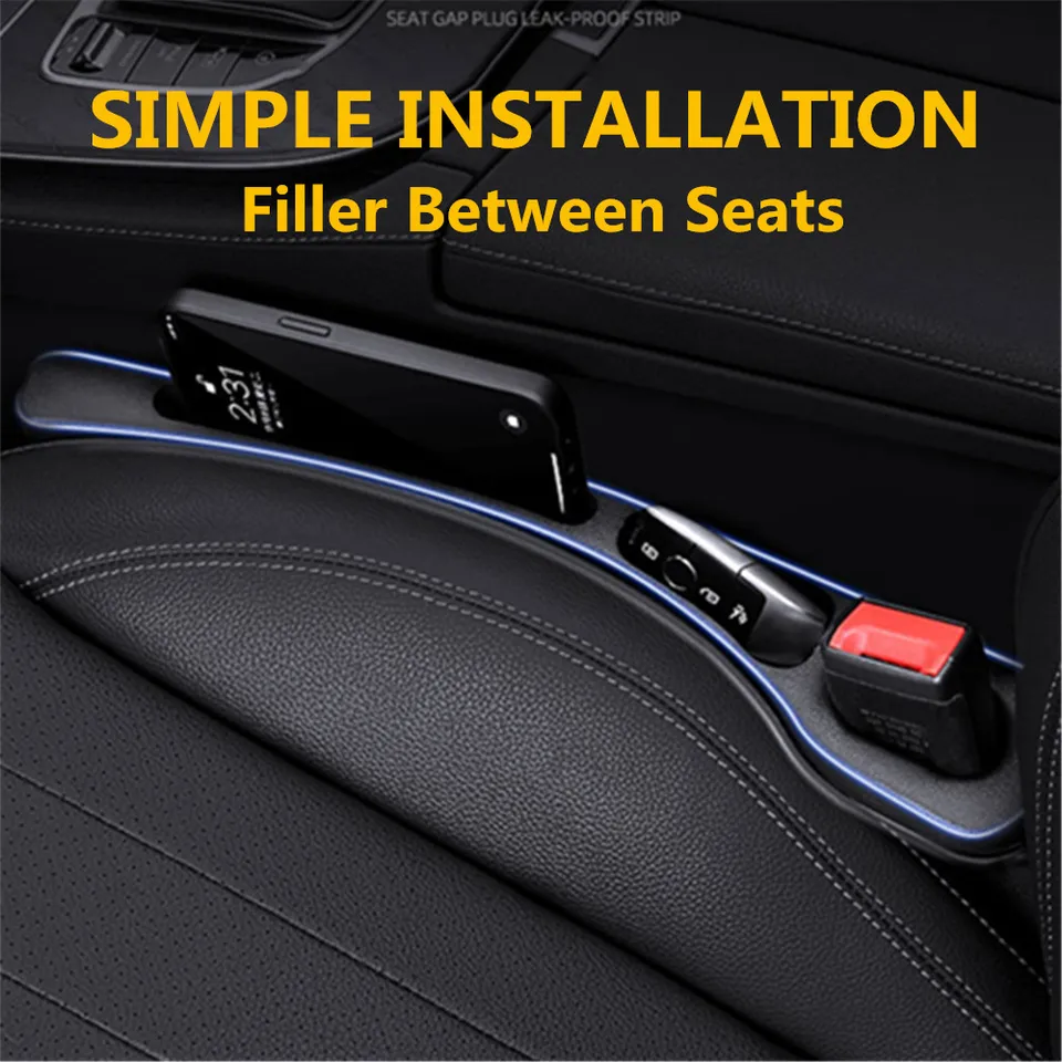 2x automaticky sedadlo Gap Fller Medzi sedadlami organizátor konzoly Crevice Box Interiér dekorácie automatické príslušenstvo pre model Tesla model 3 YSX