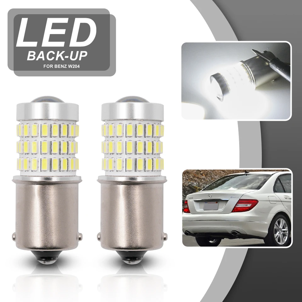 2x Canbus LED zadné zadné záložné záložné svetlo na výmenu žiaroviek pre Mercedes Benz W204 C Trieda 2007-2014