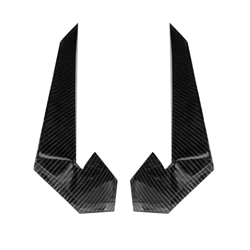 2x Car Carbon Fiber Front Bumper Lip Plužná nálepka SPOILER CANARD CANARD pre HONDA CIVIC 10. TYPE R 2019-2021