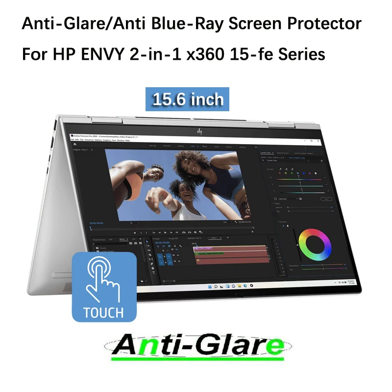 2x Chránič obrazovky proti Glare/Anti Blue-Ray pre HP Envy 2-In-1 X360 15,6 palca laptop 15-FE0001TU 15-FE0009TU 15-FE0010TU 15.6 ”