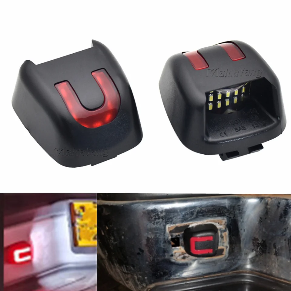 2x Chyba zadarmo biela červená LED čísla LED dosky Žiarovky pre Navara D40 Frontier ACMAT ALTV Suzuki Rovnátor