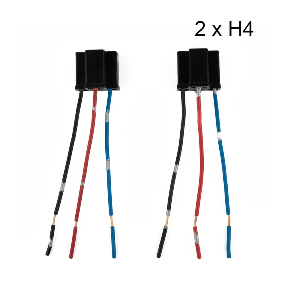 2x H4 3 PIN SVETLE VÝMENA OPRAVY OPRAVNÉ OPRAVY Držiak na konektor konektora DREJ OPRAVA