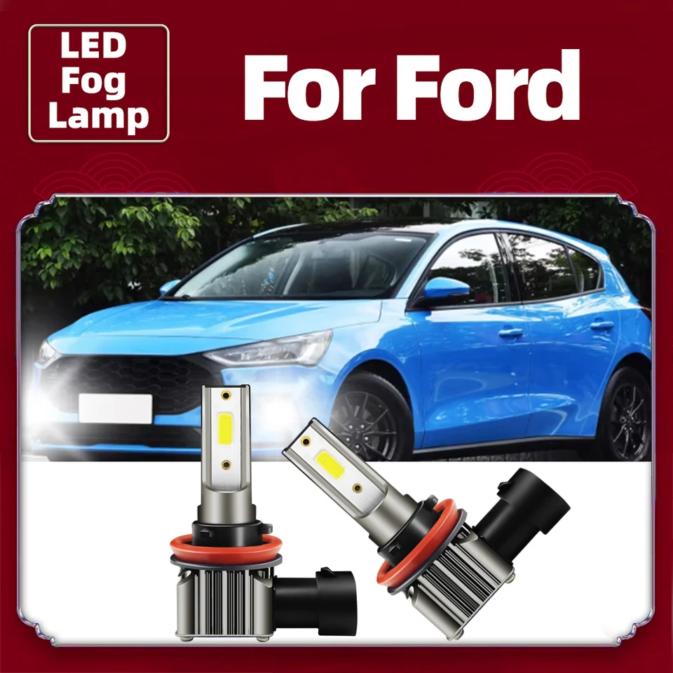 2x H8 H11 LED žiarovky s hmlom 15 000 lm hmlové svetlá 6000k lampy pre Ford Mondeo C-Max Transit Connect Flex Fusion Focus Explorer Ranger Ranger