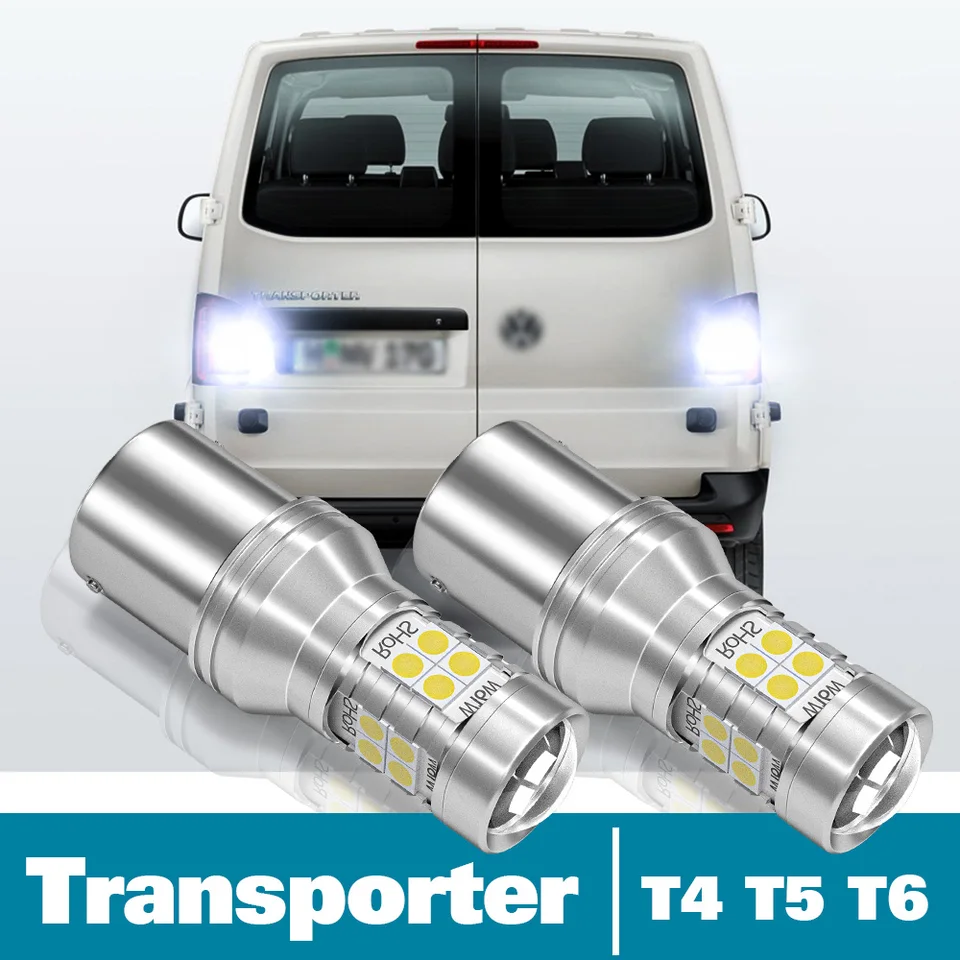 2x LED reverzné svetlo pre VW Volkswagen Transporter MK4 MK5 MK6 T4 T5 T6 Príslušenstvo 1990-2016 2012 2013 2014 Zálohovacia záložná žiarovka