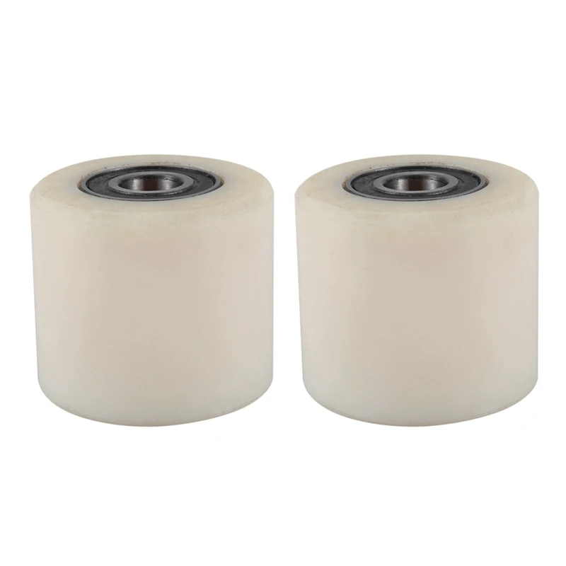 2x na otáčanie palety 80 x 70 mm nylon béžová + striebro