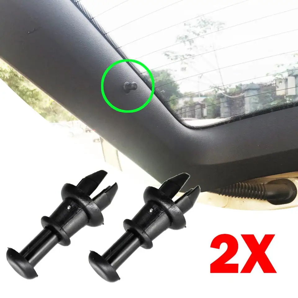 2x pre Audi A3 S3 Mk2 8p 8V Q5 SQ5 8R MK1 Boot Trunt Parcel Police Tray Strap Strap Strupy Hook Tonneau Pivot Holder Pegs PIN PIN PIN