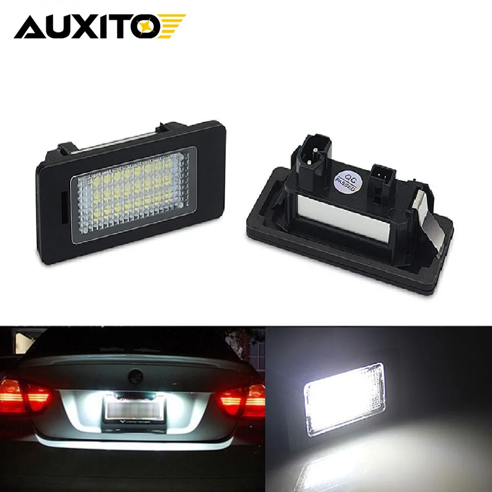 2x pre BMW E60 E46 E90 ŠPZ LIGHT LIGHT Svetlo Žiadna chyba LED DUNGER LAMP pre BMW E39 E60 E61 E91 E90 E92 E93 E46 CSL E82